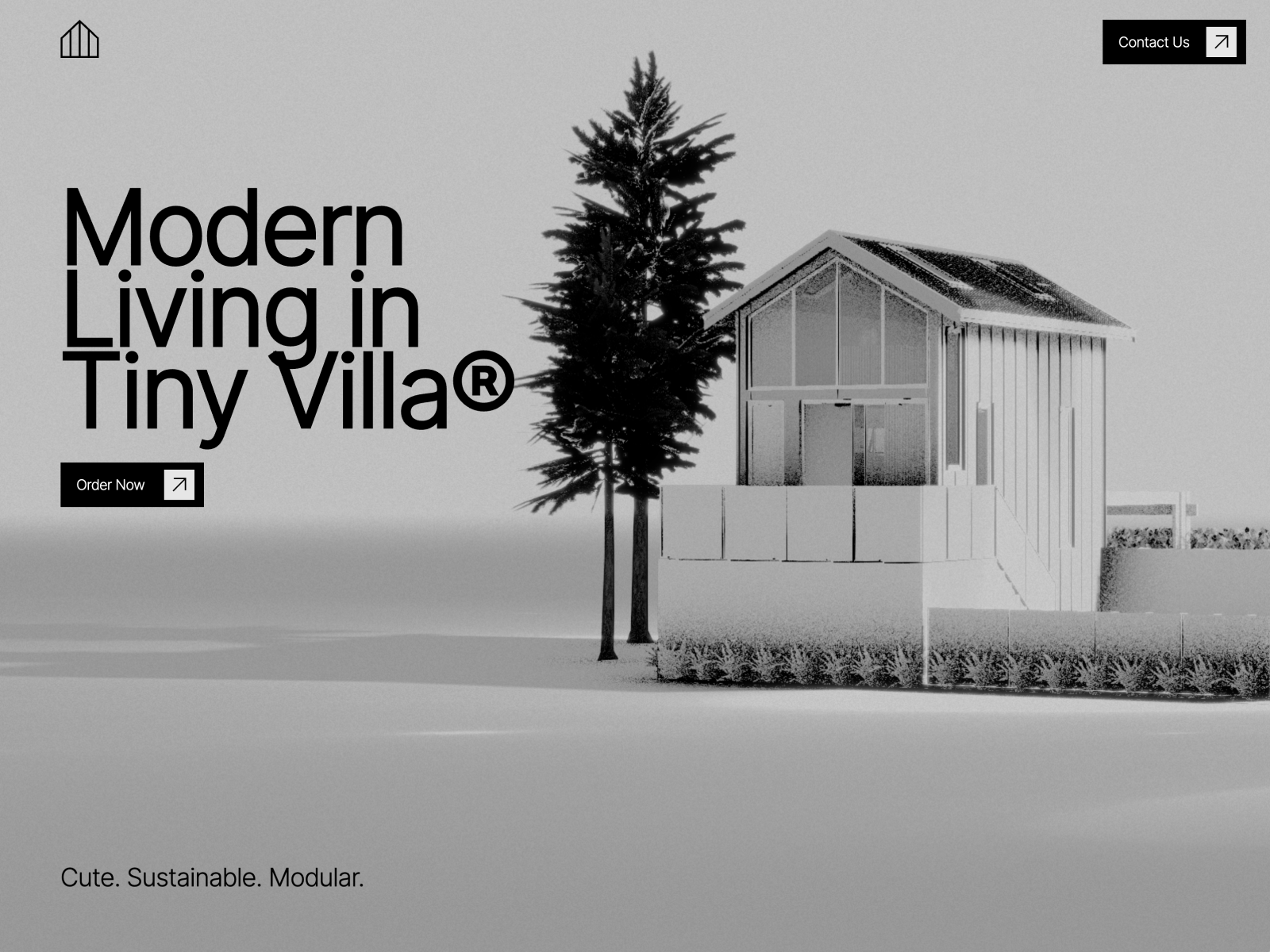 Tiny Villa | Made in PeachWeb Builder View
