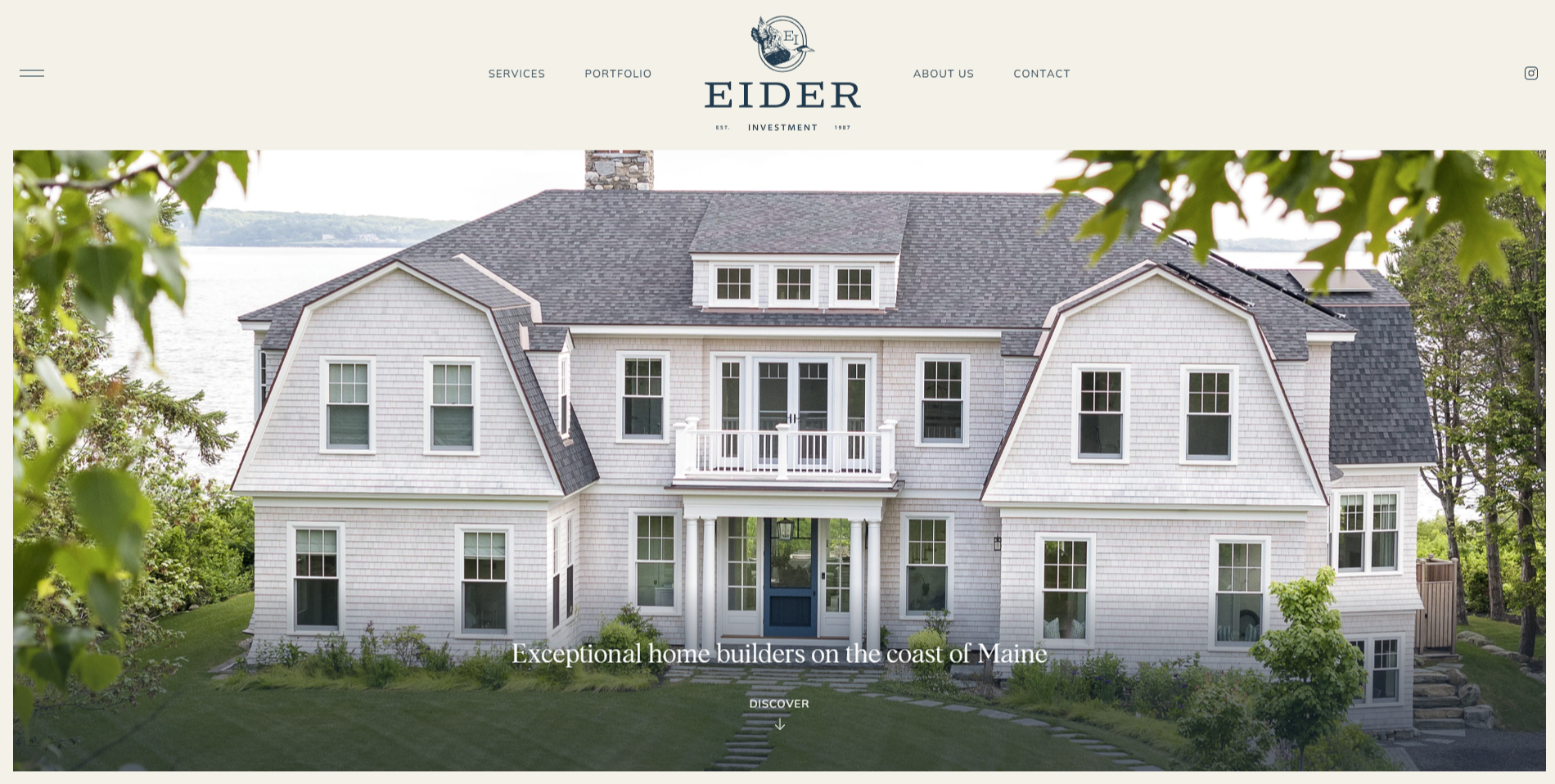 Custom Home Builders in Maine | Eider Investment View