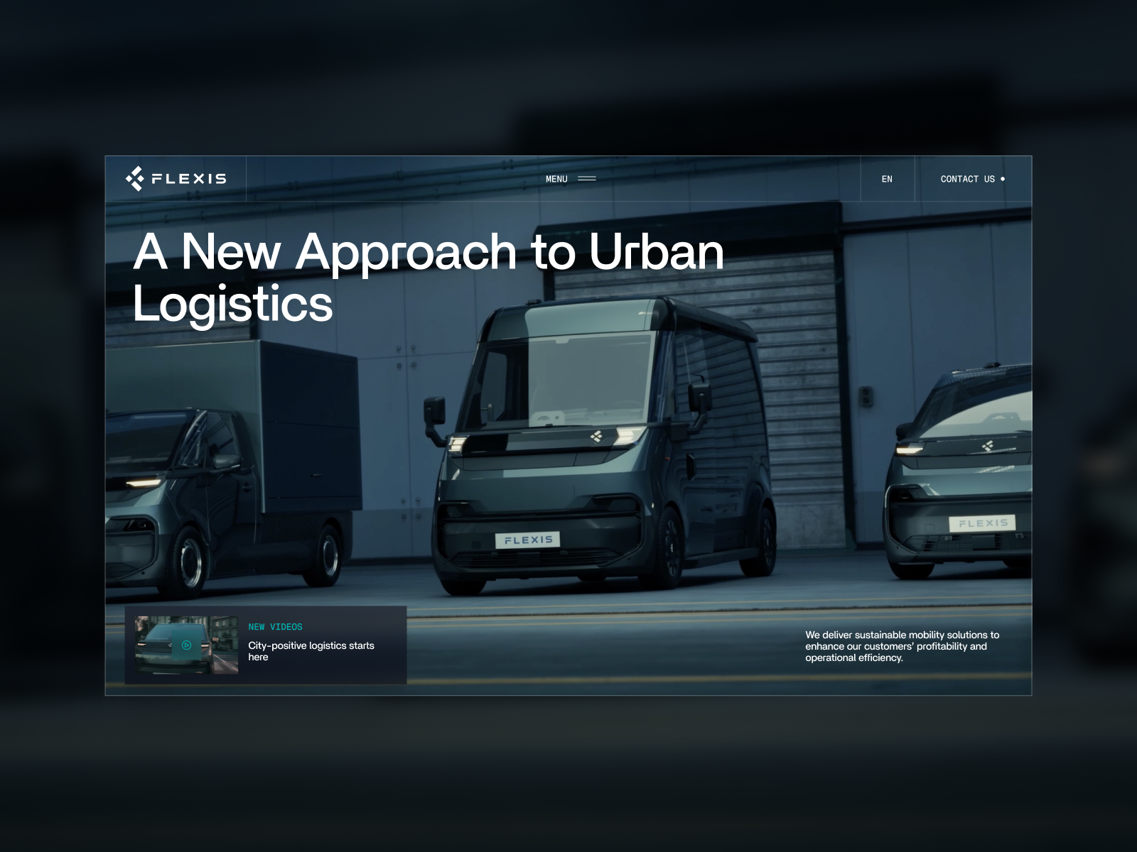 Flexis — Next-Gen Software-Defined Electric Fleet & Urban Logistics