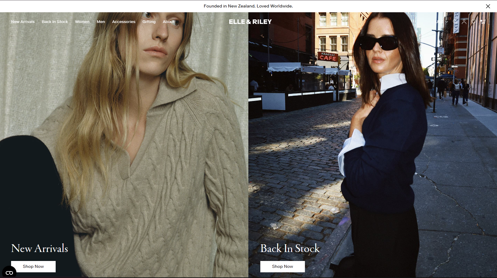 Elle & Riley — Pure New Zealand Cashmere